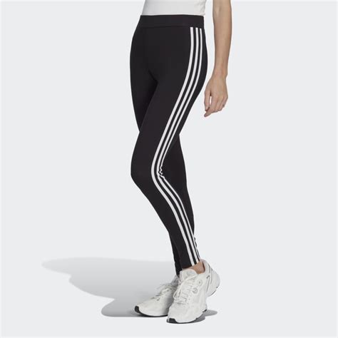 adidas legging 3 stripes meisjes|Adidas 3 Stripe leggings women's.